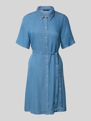 Taliowana sukienka jeansowa z lyocellu model 'BREE' od VERO MODA - 37