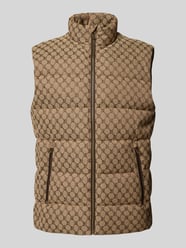 Bodywarmer met opstaande kraag, model 'Kornez' van JOOP! Collection Bruin - 30