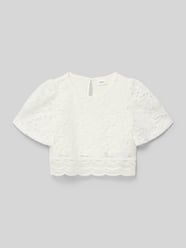 Top crop o kroju regular fit z koronki od s.Oliver RED LABEL - 28