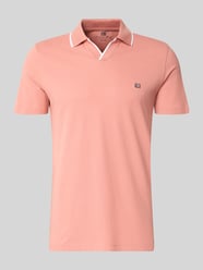 Modern Fit Poloshirt mit Logo-Stitching von Christian Berg Men Orange - 37
