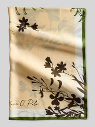Sjaal met viscose van Marc O'Polo Beige - 14