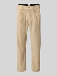 Straight Fit Hose aus Baumwoll-Mix Modell 'Chasy' von DRYKORN Beige - 37