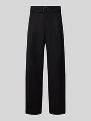 Hose aus Baumwoll-Kaschmir-Mix mit Gürtel von Emporio Armani - 1