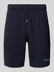 Regular fit sweatshorts met labelprint van Tommy Hilfiger - 20