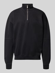 Oversized sweatshirt met opstaande kraag van Pegador - 7