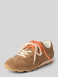 Niskie sneakersy z mieszanki zamszu model 'FABIANA 4B' od Marc O'Polo - 5
