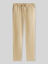 Chino o kroju tapered z mieszanki lnu ze ściągaczem w pasie model 'HARLEM' od Tommy Hilfiger - 25