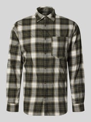 Slim Fit Freizeithemd aus reiner Baumwolle Modell 'James' von JACK & JONES - 40
