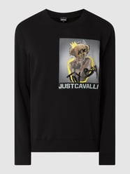 Sweatshirt met print  van Just Cavalli Grijs / zwart - 39