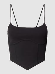 Top met spaghettibandjes, model 'CRISSY SINGLET' van Gina Tricot Zwart - 36
