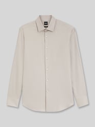 Slim Fit Businesshemd aus reiner Baumwolle Modell 'H-HANK-K' von BOSS Beige - 33