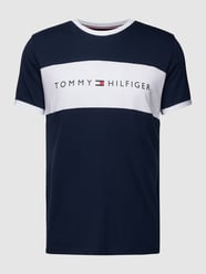 T-shirt met labelprint van Tommy Hilfiger - 13