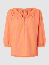 Blusenshirt aus Baumwolle  von BETTY & CO WHITE Orange - 48