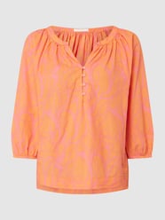 Blusenshirt aus Baumwolle  von BETTY & CO WHITE Orange - 10