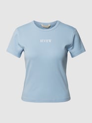 T-Shirt mit Rundhalsausschnitt von REVIEW Blau / Türkis - 39