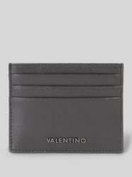 Etui na karty ze skóry bydlęcej nappa z przegródkami na karty od Valentino Bags - 1