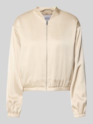 Blouson mit Stehkragen und Reißverschluss von COMMA Beige - 7