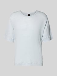 męski t-shirt o kroju regular fit z czystego lnu od BOSS Orange - 37