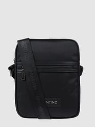 Schoudertas met labelapplicatie, model 'BANDOLIERA ANAKIN' van VALENTINO BAGS Grijs / zwart - 40