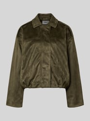 Bluzon o kroju regular fit w wyglądzie zamszu model 'AMBER' od ONLY - 5