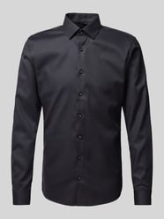 Slim Fit Business-Hemd mit Kentkragen von OLYMP No. Six Grau - 5