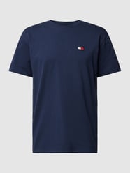 T-Shirt mit Rundhalsausschnitt Modell 'BADGE' von Tommy Jeans Blau - 42