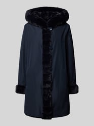 Keerbaar jack van imitatiebont met capuchon en steekzakken van PETITE M. - 14