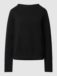 Sweatshirt mit Strukturmuster Modell 'Gasdina' von OPUS Schwarz - 27