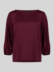 Langarmbluse mit Satin-Ballonärmeln von Betty Barclay Bordeaux - 13