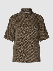 Overhemdblouse van viscose van Marc O'Polo Beige - 25