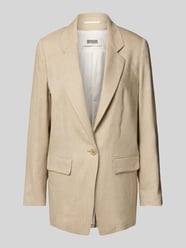 Blazer met reverskraag, model 'BUNDREY' van Drykorn Beige - 11