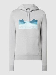 Regular Fit Hoodie mit Logo-Print  von Helly Hansen Grau - 40