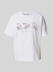 T-Shirt mit Peanuts®-Print von Jake*s Casual - 36