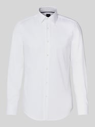 Slim fit zakelijk overhemd van puur katoen, model 'HANK' van BOSS - 7