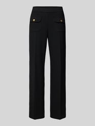 Flared stoffen broek in verkorte pasvorm van Cambio - 46