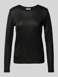 Longsleeve mit Rundhalsausschnitt Modell 'MATTER' von FREE/QUENT Schwarz - 48