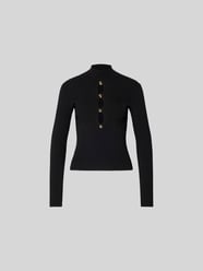 Slim Fit Longsleeve aus Viskose-Mix von Self-Portrait - 3