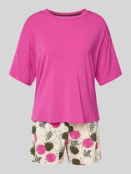Korte pyjama in allover-look van SCHIESSER - 9