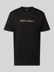 T-Shirt mit Label-Print von Armani Exchange - 36