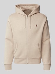 Regular Fit Sweatjacke mit Baumwolle von Polo Ralph Lauren Beige - 4