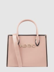 Tote Bag mit Label-Schriftzug Modell 'Mayor Shopping' von VALENTINO BAGS Pink - 30