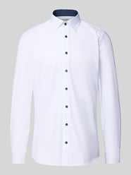 Body fit zakelijk overhemd met kentkraag van OLYMP Level Five - 28