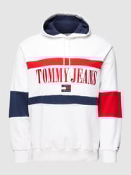 Bluza PLUS SIZE z kapturem i wyhaftowanym logo od Tommy Jeans Plus Biały - 47