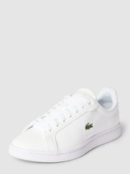 Sneaker mit Logo-Stickerei von Lacoste Weiß - 33