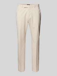 Spodnie garniturowe o kroju slim fit z wpuszczanymi kieszeniami model 'BEPPE' od CINQUE - 2
