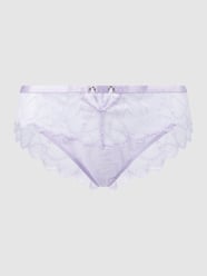 String aus Spitze und Mesh Modell 'Alicia' von LASCANA Lila - 40