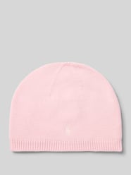 Beanie mit Logo-Stitching von Polo Ralph Lauren Teens Rosa - 9