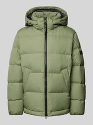 Regular Fit Daunenjacke mit abnehmbarer Kapuze von Marc O'Polo Grün - 41