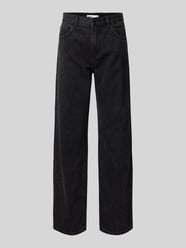 Straight Leg Jeans mit Strasssteinbesatz von Gina Tricot Schwarz - 9