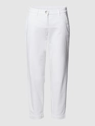 Regular Fit Chino mit verkürztem Schnitt Modell 'LUISA' von Toni Dress Weiß - 18